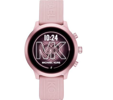 michael kors smart watch pink strap|mk smart watch original price.